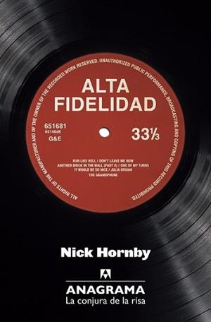 ALTA FIDELIDAD | 9788433921086 | HORNBY, NICK | Llibreria L'Illa - Llibreria Online de Mollet - Comprar llibres online