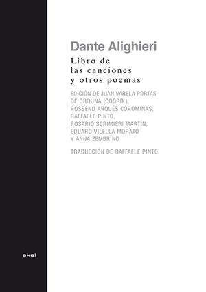LIBRO DE LAS CANCIONES Y OTROS POEMAS, EL | 9788446039518 | ALIGHIERI, DANTE | Llibreria L'Illa - Llibreria Online de Mollet - Comprar llibres online