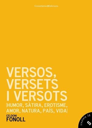 VERSOS VERSETS I VERSOTS | 9788490342411 | FONOLL, CELDONI | Llibreria L'Illa - Llibreria Online de Mollet - Comprar llibres online