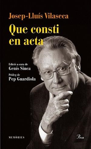 QUE CONSTI EN ACTA | 9788475884615 | VILASECA GUASCH, JOAN LLUIS | Llibreria L'Illa - Llibreria Online de Mollet - Comprar llibres online