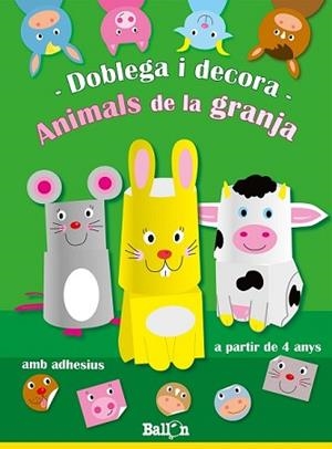 DOBLEGA I DECORA- ANIMALS DE LA GRANJA | 9789037493368 | Llibreria L'Illa - Llibreria Online de Mollet - Comprar llibres online