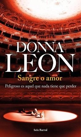 SANGRE O AMOR | 9788432224515 | LEON, DONNA  | Llibreria L'Illa - Llibreria Online de Mollet - Comprar llibres online