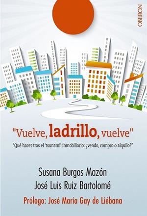 VUELVE LADRILLO VUELVE | 9788441536845 | BURGOS MAZÓN, SUSANA/RUIZ BARTOLOMÉ, JOSÉ LUIS | Llibreria L'Illa - Llibreria Online de Mollet - Comprar llibres online