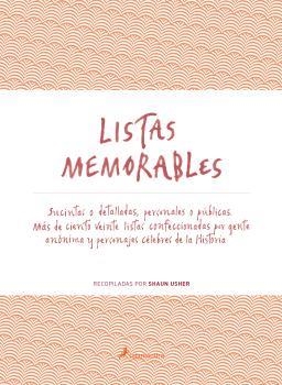 LISTAS MEMORABLES | 9788498387179 | USHER, SHAUN | Llibreria L'Illa - Llibreria Online de Mollet - Comprar llibres online