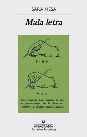 MALA LETRA | 9788433998057 | MESA, SARA | Llibreria L'Illa - Llibreria Online de Mollet - Comprar llibres online