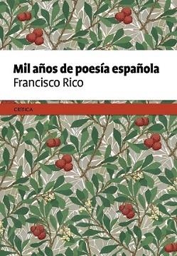MIL AÑOS DE POESÍA ESPAÑOLA | 9788498929645 | RICO, FRANCISCO  | Llibreria L'Illa - Llibreria Online de Mollet - Comprar llibres online