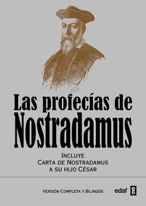 PROFECÍAS DE NOSTRADAMUS, LAS | 9788441428461 | DE NOSTRADAMUS, MICHEL | Llibreria L'Illa - Llibreria Online de Mollet - Comprar llibres online