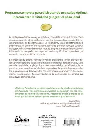 DIETA PALEOVÉDICA, LA | 9788484456612 | PALANISAMY, AKIL