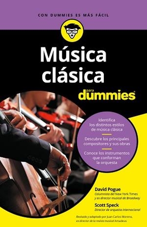 MÚSICA CLÁSICA PARA DUMMIES | 9788432903755 | POGUE, DAVID/SPECK, SCOTT | Llibreria L'Illa - Llibreria Online de Mollet - Comprar llibres online