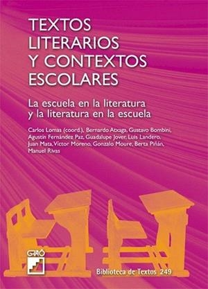 TEXTOS LITERARIOS Y CONTEXTOS ESCOLARES | 9788478276516 | VV.AA. | Llibreria L'Illa - Llibreria Online de Mollet - Comprar llibres online