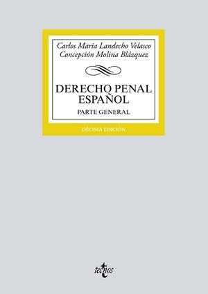 DERECHO PENAL ESPAÑOL | 9788430972197 | LANDECHO VELASCO, CARLOS MARÍA/MOLINA BLÁZQUEZ, CONCEPCIÓN