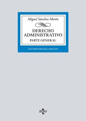 DERECHO ADMINISTRATIVO | 9788430972272 | SÁNCHEZ MORÓN, MIGUEL | Llibreria L'Illa - Llibreria Online de Mollet - Comprar llibres online