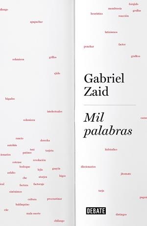 MIL PALABRAS | 9788499928517 | ZAID, GABRIEL | Llibreria L'Illa - Llibreria Online de Mollet - Comprar llibres online
