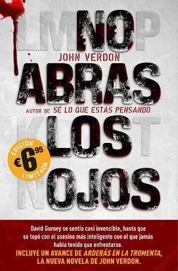NO ABRAS LOS OJOS | 9788416859177 | VERDON, JOHN | Llibreria L'Illa - Llibreria Online de Mollet - Comprar llibres online