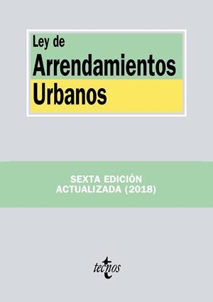LEY DE ARRENDAMIENTOS URBANOS | 9788430974153 | EDITORIAL TECNOS