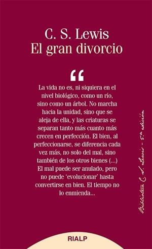 GRAN DIVORCIO, EL | 9788432147890 | LEWIS, CLIVE STAPLES