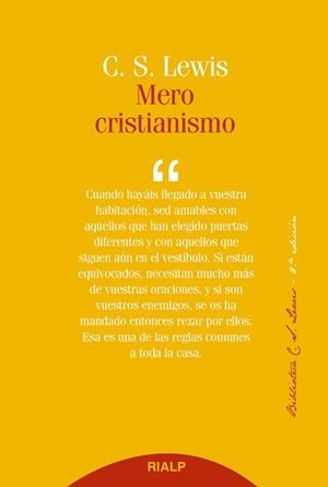 MERO CRISTIANISMO | 9788432147579 | LEWIS, CLIVE STAPLES