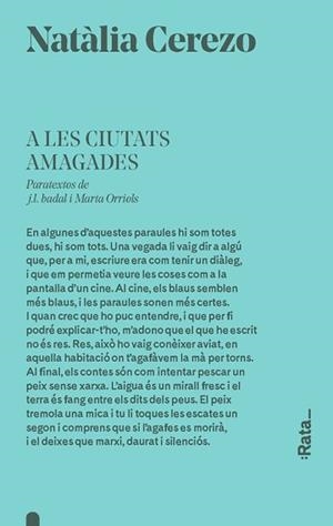 A LES CIUTATS AMAGADES | 9788416738403 | CEREZO, NATÀLIA