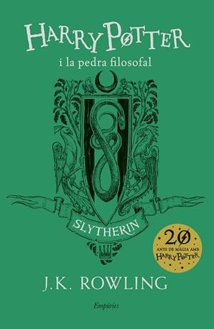 HARRY POTTER I LA PEDRA FILOSOFAL (SLYTHERIN) | 9788417016708 | ROWLING, J.K. | Llibreria L'Illa - Llibreria Online de Mollet - Comprar llibres online