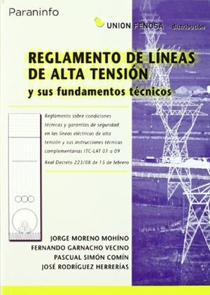 REGLAMENTO DE LINEAS DE ALTA TENSWION | 9788428330343 | MORENO, JORGE