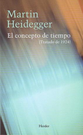 CONCEPTO DE TIEMPO, EL | 9788425424359 | HEIDEGGER, MARTIN | Llibreria L'Illa - Llibreria Online de Mollet - Comprar llibres online