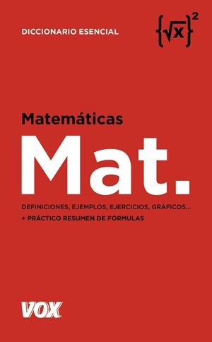 MATEMÁTICAS | 9788499743110 | VOX EDITORIAL | Llibreria L'Illa - Llibreria Online de Mollet - Comprar llibres online
