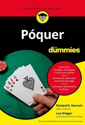 PÓQUER PARA DUMMIES | 9788432905551 | HARROCH, RICHARD D./KRIEGER, LOU | Llibreria L'Illa - Llibreria Online de Mollet - Comprar llibres online