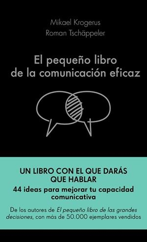 PEQUEÑO LIBRO DE LA COMUNICACIÓN EFICAZ, EL | 9788417568757 | KROGERUS, MIKAEL/TSCHÄPPELER, ROMAN | Llibreria L'Illa - Llibreria Online de Mollet - Comprar llibres online