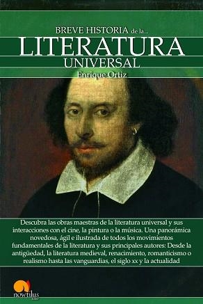 BREVE HISTORIA DE LA LITERATURA UNIVERSAL | 9788413050560 | ORTIZ AGUIRRE, ENRIQUE | Llibreria L'Illa - Llibreria Online de Mollet - Comprar llibres online