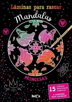 LÁMINAS PARA RASCAR MANDALAS - PRINCESAS | 9789403213514 | BALLON | Llibreria L'Illa - Llibreria Online de Mollet - Comprar llibres online
