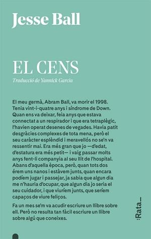 CENS, EL | 9788416738298 | JESSE/BALL | Llibreria L'Illa - Llibreria Online de Mollet - Comprar llibres online