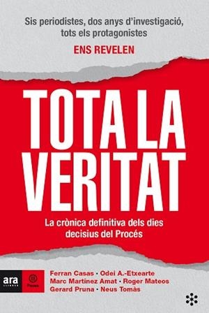 TOTA LA VERITAT | 9788417804183 | CASAS I MANRESA, FERRAN/ANCHUSTEGUI-ECHEARTE I ATIENZA, ODEI/MARTÍNEZ I AMAT, MARC/MATEOS I MIRET, R | Llibreria L'Illa - Llibreria Online de Mollet - Comprar llibres online