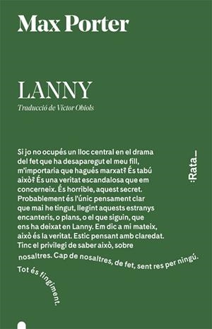 LANNY | 9788416738526 | PORTER, MAX | Llibreria L'Illa - Llibreria Online de Mollet - Comprar llibres online