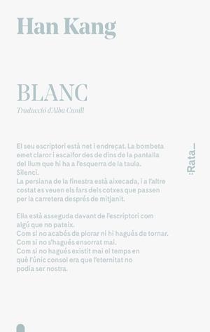 BLANC | 9788416738502 | KANG, HAN | Llibreria L'Illa - Llibreria Online de Mollet - Comprar llibres online