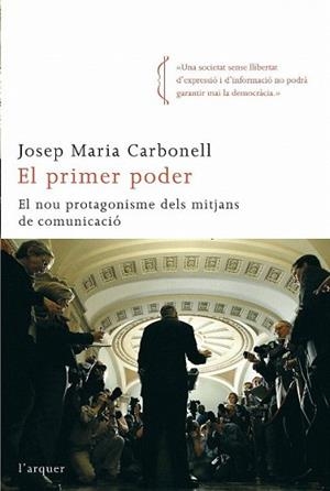PRIMER PODER, EL | 9788492541010 | CARBONELL, JOSEP MARIA | Llibreria L'Illa - Llibreria Online de Mollet - Comprar llibres online