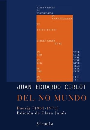 DEL NO MUNDO | 9788498412239 | CIRLOT, JUAN EDUARDO | Llibreria L'Illa - Llibreria Online de Mollet - Comprar llibres online