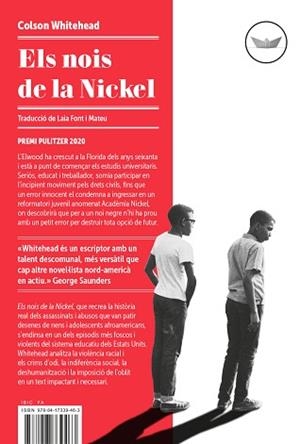 NOIS DE LA NICKEL, ELS | 9788417339463 | WHITEHEAD, COLSON | Llibreria L'Illa - Llibreria Online de Mollet - Comprar llibres online