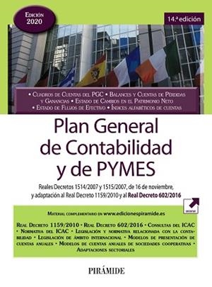 PLAN GENERAL DE CONTABILIDAD Y DE PYMES | 9788436843453 | EDICIONES PIRÁMIDE | Llibreria L'Illa - Llibreria Online de Mollet - Comprar llibres online