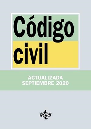 CÓDIGO CIVIL | 9788430980017 | EDITORIAL TECNOS | Llibreria L'Illa - Llibreria Online de Mollet - Comprar llibres online