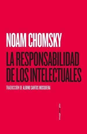 RESPONSABILIDAD DE LOS INTELECTUALES, LA | 9788418342028 | CHOMSKY, NOAM | Llibreria L'Illa - Llibreria Online de Mollet - Comprar llibres online