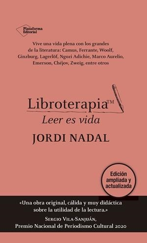 LIBROTERAPIA | 9788418285554 | NADAL, JORDI | Llibreria L'Illa - Llibreria Online de Mollet - Comprar llibres online