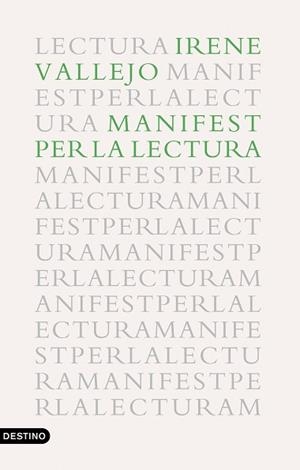 MANIFEST PER LA LECTURA | 9788497103114 | VALLEJO, IRENE | Llibreria L'Illa - Llibreria Online de Mollet - Comprar llibres online