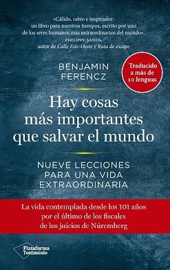 HAY COSAS MÁS IMPORTANTES QUE SALVAR EL MUNDO | 9788418582226 | FERENCZ, BENJAMIN | Llibreria L'Illa - Llibreria Online de Mollet - Comprar llibres online