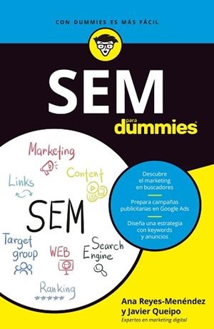 SEM PARA DUMMIES | 9788432903823 | REYES MENÉNDEZ, ANA LUISA/QUEIPO GÓMEZ, JAVIER | Llibreria L'Illa - Llibreria Online de Mollet - Comprar llibres online