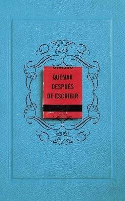 QUEMAR DESPUÉS DE ESCRIBIR (EDICIÓN OFICIAL) | 9788491295938 | JONES, SHARON | Llibreria L'Illa - Llibreria Online de Mollet - Comprar llibres online