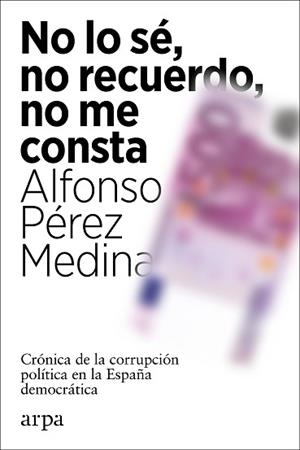 NO LO SÉ NO RECUERDO NO ME CONSTA | 9788418741012 | PÉREZ MEDINA, ALFONSO | Llibreria L'Illa - Llibreria Online de Mollet - Comprar llibres online