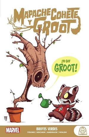 MAPACHE COHETE Y GROOT 01: BROTES VERDES | 9788411010108 | YOUNG, SKOTTIE/ WALSH, MICHAEL/ ANDRADE, FILIPE/ VVAA | Llibreria L'Illa - Llibreria Online de Mollet - Comprar llibres online