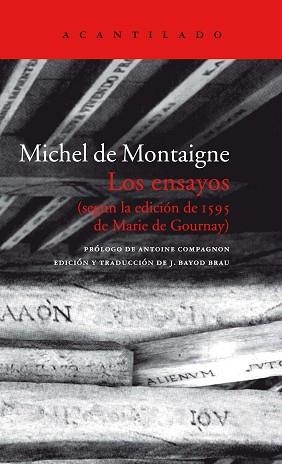 ENSAYOS, LOS | 9788418370625 | DE MONTAIGNE, MICHEL | Llibreria L'Illa - Llibreria Online de Mollet - Comprar llibres online