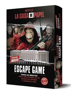 CASA DE PAPEL. ESCAPE GAME. OBJETIVO: LIBERAR A RÍO | 9788418100925 | TRENTI, NICOLAS | Llibreria L'Illa - Llibreria Online de Mollet - Comprar llibres online