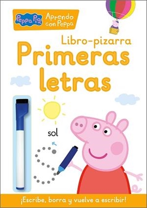 PRIMERAS LETRAS (LIBRO-PIZARRA) (APRENDO CON PEPPA PIG) | 9788448859077 | HASBRO,/EONE, | Llibreria L'Illa - Llibreria Online de Mollet - Comprar llibres online